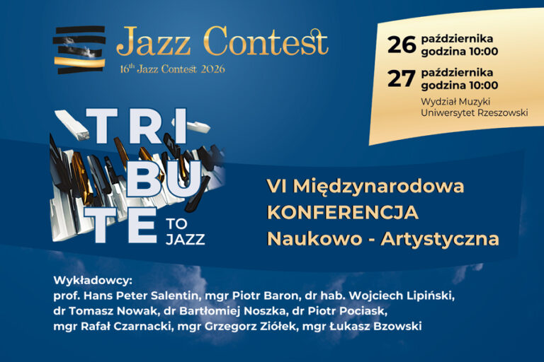 Plakat VI Międzynarodowej Konferencji Naukowo-Artystycznej