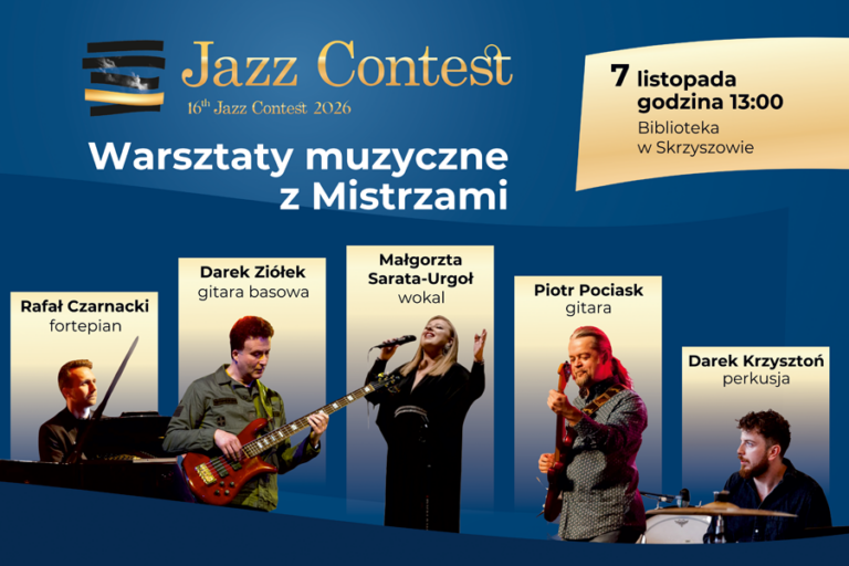 Plakat Warsztatów muzycznych z mistrzami